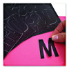 Poster And Bulletin Board Vinyl Letters And Numbers, 1" Tall Letters, 2" Tall Numbers, Black Characters, 250/Pack