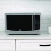 1.1 Cu Ft Compact Microwave Oven, 1,000 W, Mirror-Finish