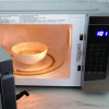 1.1 Cu Ft Compact Microwave Oven, 1,000 W, Mirror-Finish