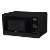 0.7 Cu Ft Microwave Oven, 700 W, Black