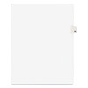 Preprinted Legal Exhibit Side Tab Index Dividers, Avery Style, 10-Tab, 58, 11 X 8.5, White, 25/Pack, (1058)