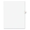 Preprinted Legal Exhibit Side Tab Index Dividers, Avery Style, 10-Tab, 60, 11 X 8.5, White, 25/Pack, (1060)