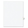 Preprinted Legal Exhibit Side Tab Index Dividers, Avery Style, 10-Tab, 68, 11 X 8.5, White, 25/Pack, (1068)
