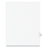 Preprinted Legal Exhibit Side Tab Index Dividers, Avery Style, 10-Tab, 70, 11 X 8.5, White, 25/Pack, (1070)