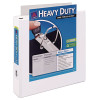 Heavy-Duty View Binder With Durahinge, One Touch Ezd Rings/Extra-Wide Cover, 3 Ring, 1.5" Capacity, 11 X 8.5, White, (1319)