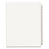 Preprinted Legal Exhibit Side Tab Index Dividers, Avery Style, 25-Tab, 26 To 50, 11 X 8.5, White, 1 Set, (1331)