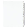Preprinted Legal Exhibit Side Tab Index Dividers, Avery Style, 25-Tab, 226 To 250, 11 X 8.5, White, 1 Set, (1339)