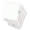 Avery-Style Preprinted Legal Side Tab Divider, 26-Tab, Exhibit C, 11 x 8.5, White, 25/Pack, (1373)