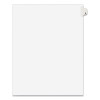 Preprinted Legal Exhibit Side Tab Index Dividers, Avery Style, 26-Tab, A, 11 X 8.5, White, 25/Pack, (1401)