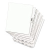 Preprinted Legal Exhibit Side Tab Index Dividers, Avery Style, 26-Tab, C, 11 X 8.5, White, 25/Pack, (1403)