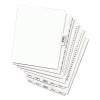Preprinted Legal Exhibit Side Tab Index Dividers, Avery Style, 26-Tab, D, 11 X 8.5, White, 25/Pack, (1404)