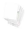 Preprinted Legal Exhibit Side Tab Index Dividers, Avery Style, 26-Tab, G, 11 x 8.5, White, 25/Set, (1407)