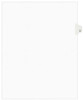 Preprinted Legal Exhibit Side Tab Index Dividers, Avery Style, 26-Tab, G, 11 x 8.5, White, 25/Set, (1407)