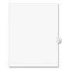 Preprinted Legal Exhibit Side Tab Index Dividers, Avery Style, 26-Tab, P, 11 X 8.5, White, 25/Pack, (1416)