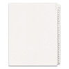 Preprinted Legal Exhibit Side Tab Index Dividers, Allstate Style, 26-Tab, A To Z, 11 X 8.5, White, 1 Set, (1700)