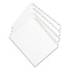 Preprinted Legal Exhibit Side Tab Index Dividers, Allstate Style, 26-Tab, A To Z, 11 X 8.5, White, 1 Set, (1700)