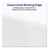 Preprinted Legal Exhibit Side Tab Index Dividers, Allstate Style, 26-Tab, A To Z, 11 X 8.5, White, 1 Set, (1700)