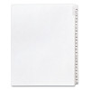 Preprinted Legal Exhibit Side Tab Index Dividers, Allstate Style, 25-Tab, 76 To 100, 11 X 8.5, White, 1 Set, (1704)