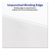 Preprinted Legal Exhibit Side Tab Index Dividers, Allstate Style, 25-Tab, 76 To 100, 11 X 8.5, White, 1 Set, (1704)