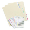 Printable 4" X 6" - Permanent File Folder Labels, 0.69 X 3.44, White, 7/Sheet, 36 Sheets/Pack, (5215)