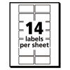 Removable Multi-Use Labels, Inkjet/Laser Printers, 0.75 X 1.5, White, 14/Sheet, 36 Sheets/Pack, (5430)