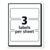 Removable Multi-Use Labels, Inkjet/Laser Printers, 1.5 X 4, White, 3/Sheet, 50 Sheets/Pack, (5452)