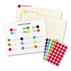 Handwrite Only Self-Adhesive Removable Round Color-Coding Labels, 0.75" Dia, Black, 28/Sheet, 36 Sheets/Pack, (5459)