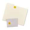 Printable Self-Adhesive Removable Color-Coding Labels, 1.25" Dia, Neon Orange, 8/Sheet, 50 Sheets/Pack, (5476)