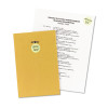 Printable Self-Adhesive Removable Color-Coding Labels, 1.25" Dia, Neon Yellow, 8/Sheet, 50 Sheets/Pack, (5499)