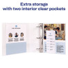Economy View Binder With Round Rings , 3 Rings, 2" Capacity, 11 X 8.5, White, (5731)