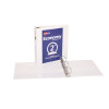 Economy View Binder With Round Rings , 3 Rings, 2" Capacity, 11 X 8.5, White, (5731)