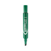 Marks A Lot Regular Desk-Style Permanent Marker, Broad Chisel Tip, Green, Dozen (7885)