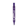 Marks A Lot Large Desk-Style Permanent Marker, Broad Chisel Tip, Purple, Dozen (8884)