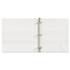 Durable View Binder With Durahinge And Ezd Rings, 3 Rings, 1" Capacity, 11 X 8.5, White, (9301)