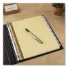 Insertable Big Tab Dividers, 8-Tab, Double-Sided Gold Edge Reinforcing, 11" x 8.5", Buff, Clear Tabs, 1 Set