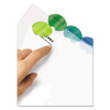 Insertable Style Edge Tab Plastic Dividers, 8-Tab, 11 X 8.5, Translucent, 1 Set