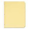 Write And Erase Plain-Tab Paper Dividers, 5-Tab, 11 x 8.5, Buff, 36 Sets