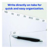 Write And Erase Plain-Tab Paper Dividers, 8-Tab, 11 x 8.5, White, 24 Sets