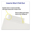 Insertable Big Tab Plastic Dividers, 5-Tab, 11 X 8.5, Clear, 1 Set