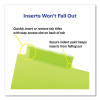 Insertable Big Tab Plastic 2-Pocket Dividers, 5-Tab, 11.13 X 9.25, Assorted, 1 Set