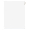 Preprinted Legal Exhibit Side Tab Index Dividers, Avery Style, 10-Tab, 1, 11 X 8.5, White, 25/Pack
