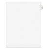 Preprinted Legal Exhibit Side Tab Index Dividers, Avery Style, 10-Tab, 2, 11 X 8.5, White, 25/Pack