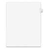 Preprinted Legal Exhibit Side Tab Index Dividers, Avery Style, 10-Tab, 4, 11 X 8.5, White, 25/Pack