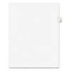 Preprinted Legal Exhibit Side Tab Index Dividers, Avery Style, 10-Tab, 6, 11 X 8.5, White, 25/Pack