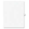 Preprinted Legal Exhibit Side Tab Index Dividers, Avery Style, 10-Tab, 13, 11 X 8.5, White, 25/Pack