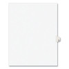 Preprinted Legal Exhibit Side Tab Index Dividers, Avery Style, 10-Tab, 15, 11 X 8.5, White, 25/Pack
