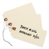 Double Wired Shipping Tags, 11.5 Pt Stock, 6.25 x 3.13, Manila, 1,000/Box