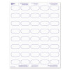 Big Tab Printable White Label Tab Dividers, 8-Tab, 11 x 8.5, White, 20 Sets
