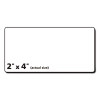Matte Clear Easy Peel Mailing Labels W/ Sure Feed Technology, Laser Printers, 2 X 4, Clear, 10/Sheet, 10 Sheets/Pack