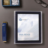 Flexi-View Binder With Round Rings, 3 Rings, 0.5" Capacity, 11 X 8.5, Black